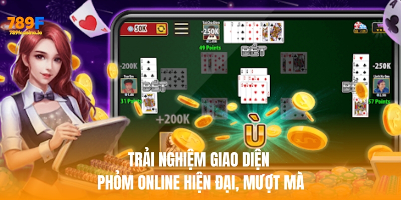 Giao diện được thiết kế hiện đại, mượt mà